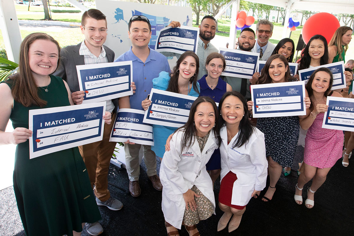 FAU Schmidt College of Medicine Residency Match Day
