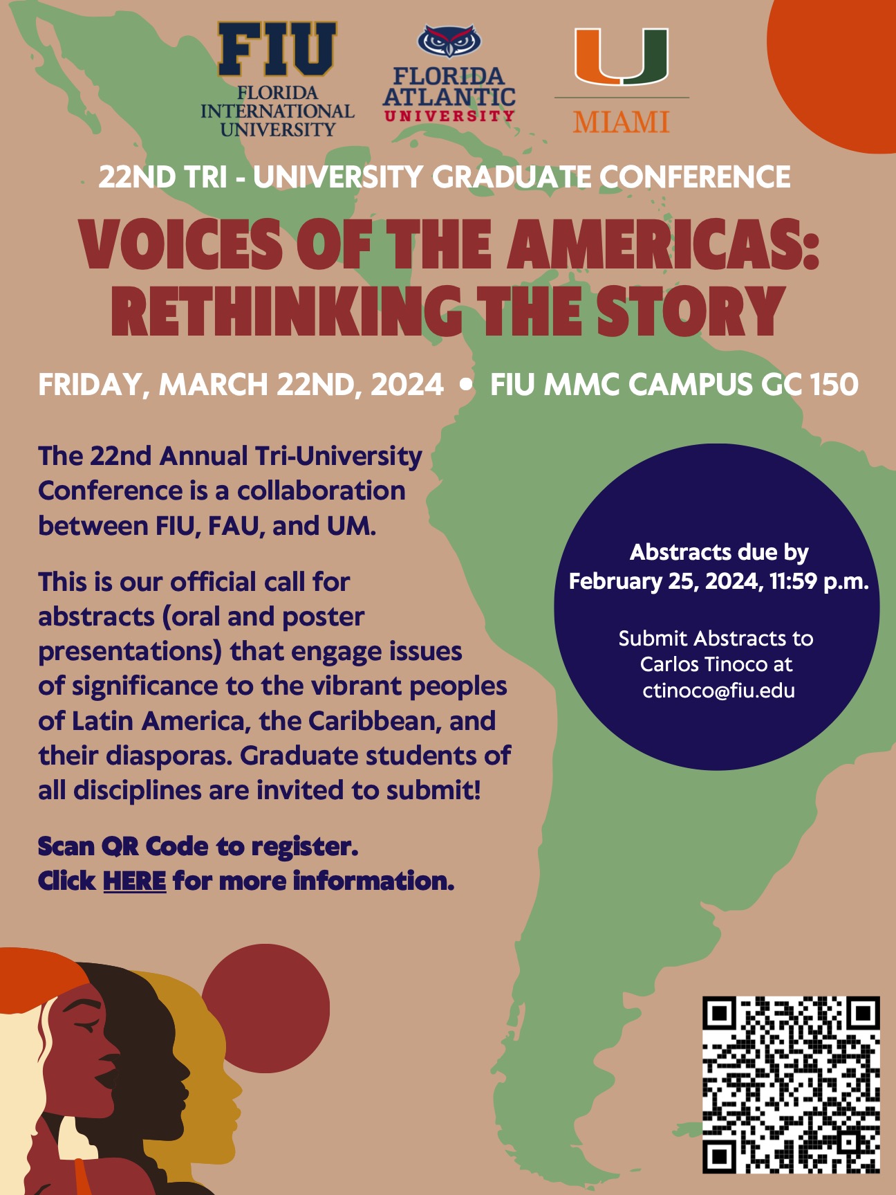 flyer announcing 2024 graduate student conference for Latin American Studies