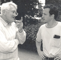 Shusterman with Jurgen Habermas