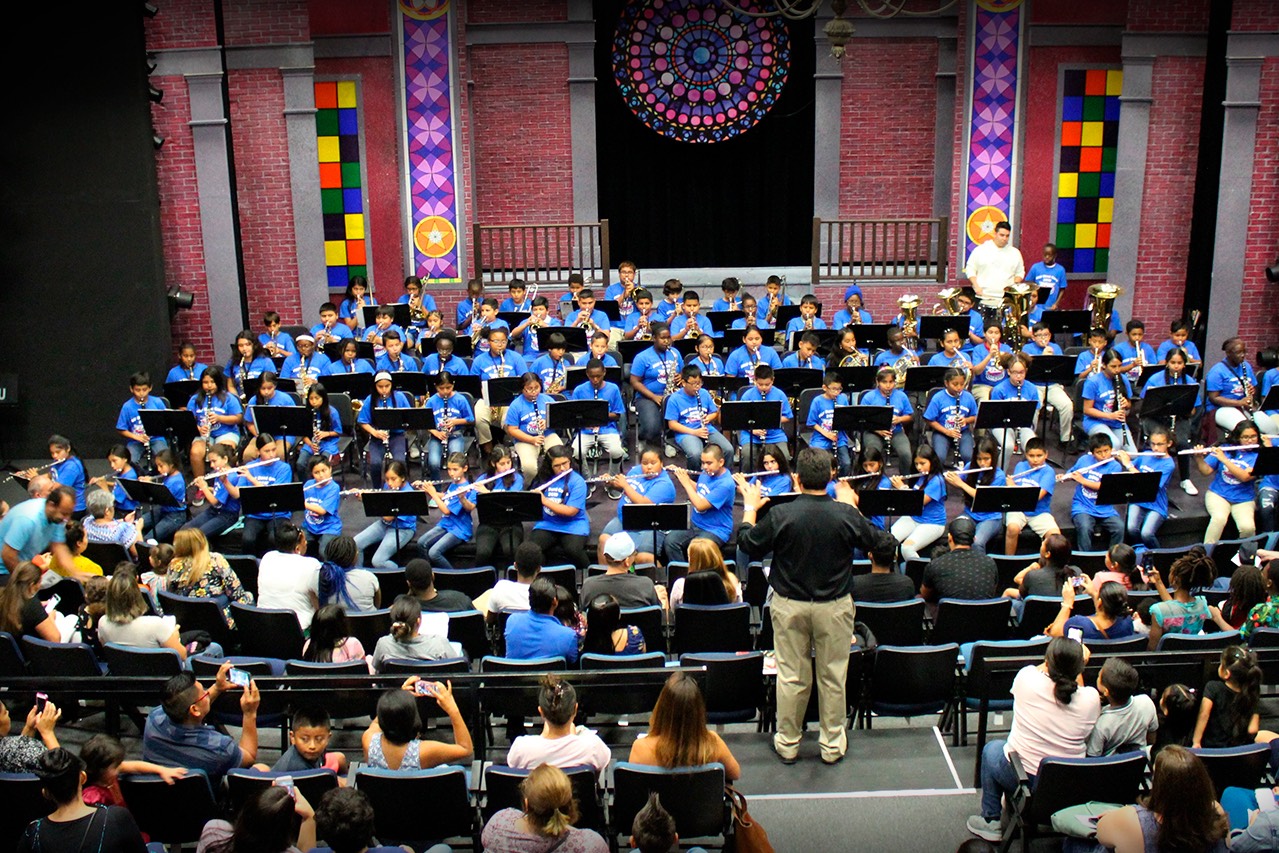 Image: 2019 Summer Band Camp performance