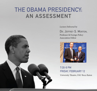 Jeffrey Morton Presents Lecture on the Obama Presidency