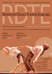 FAU's Presents the Seventh Annual Repertory Dance Theatre Ensemble