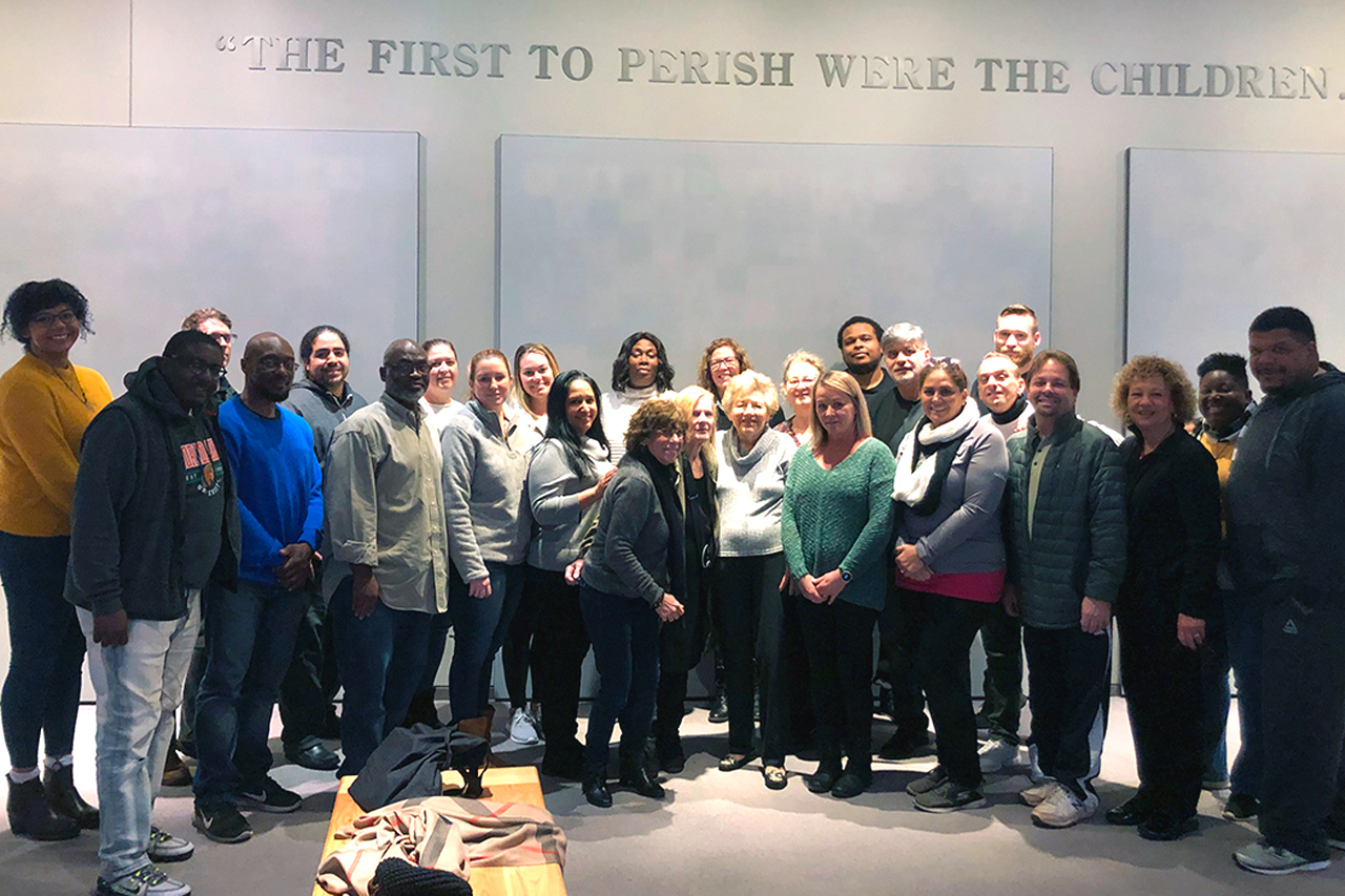 Educators during FAU's Center for Holocaust and Human Rights Education's field study to the United States Holocaust Memorial Museum
