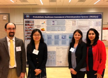 Paolo Bocchini, Wenjuan Sun, Diana Mitsov and Alka Sapat. Presentation of the NSF-Funded PRAISys Project at the NSF CRISP Awardees Workshop, December, 2018.