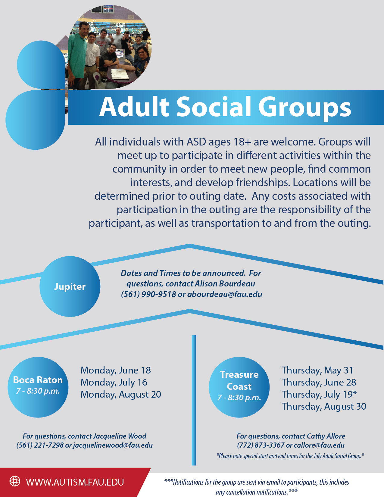 Adult Social Group with Autism