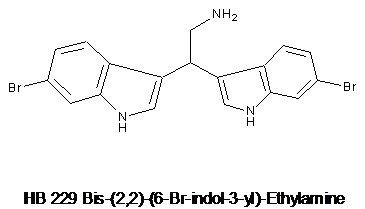 2, 2-bis-(6-Br-3-indolyl) ethylamine