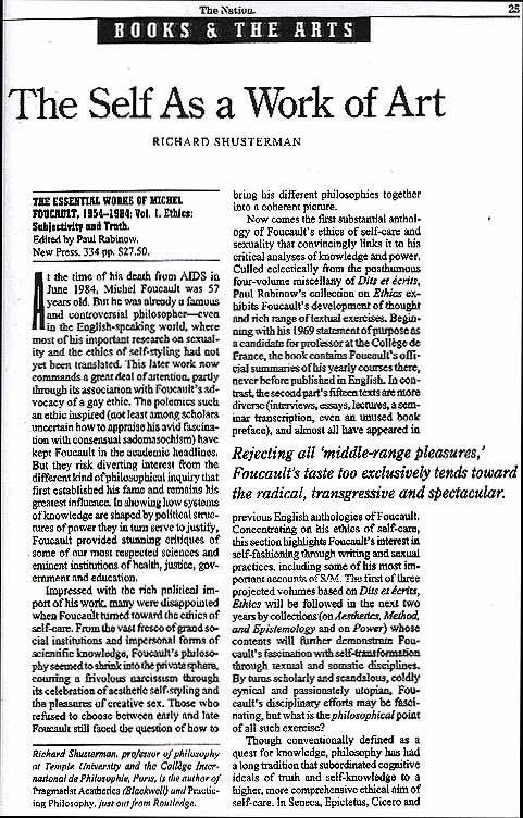 Foucault Essay