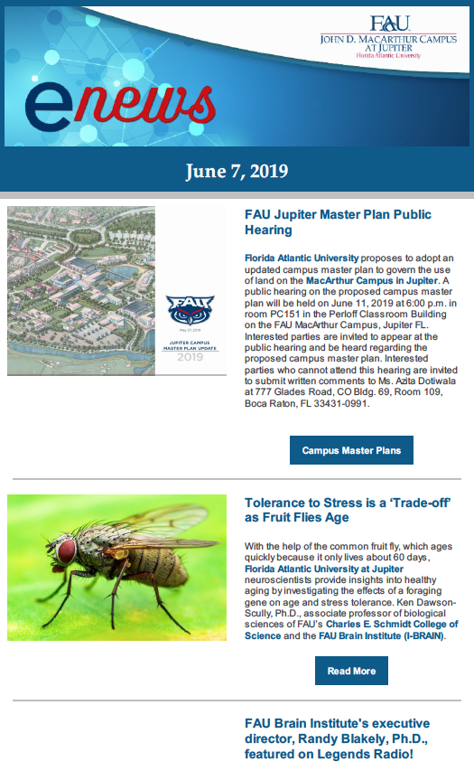 Jupiter Newsletter June 7, 2019
