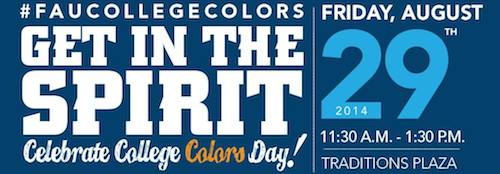 Show Your Owl Spirit on College Colors Day Aug. 29