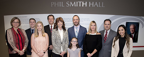 Phil Smith Hall Dedicated in Memory of Local Businessman & Alumnus