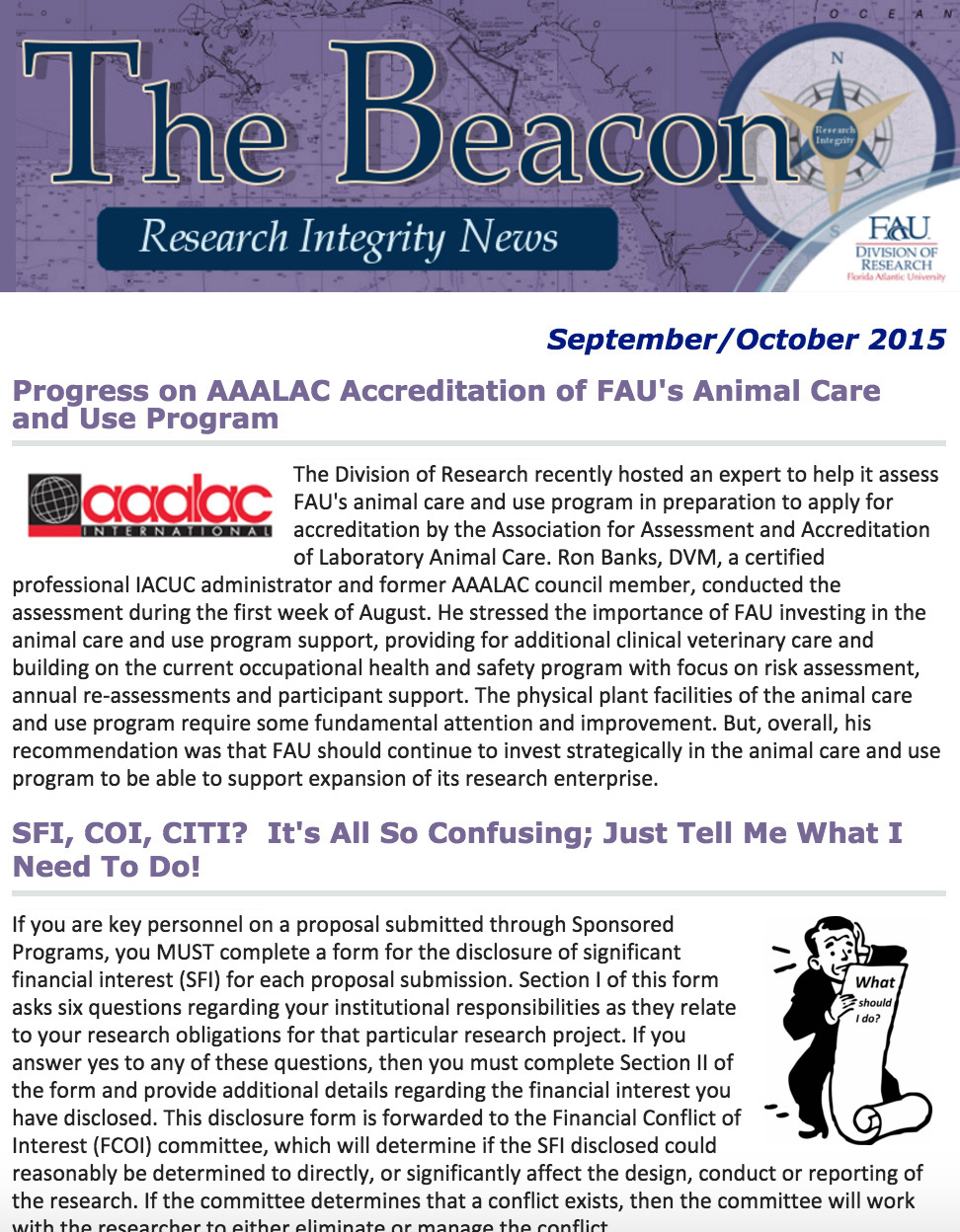Beacon newsletter Sept./Oct. 2015