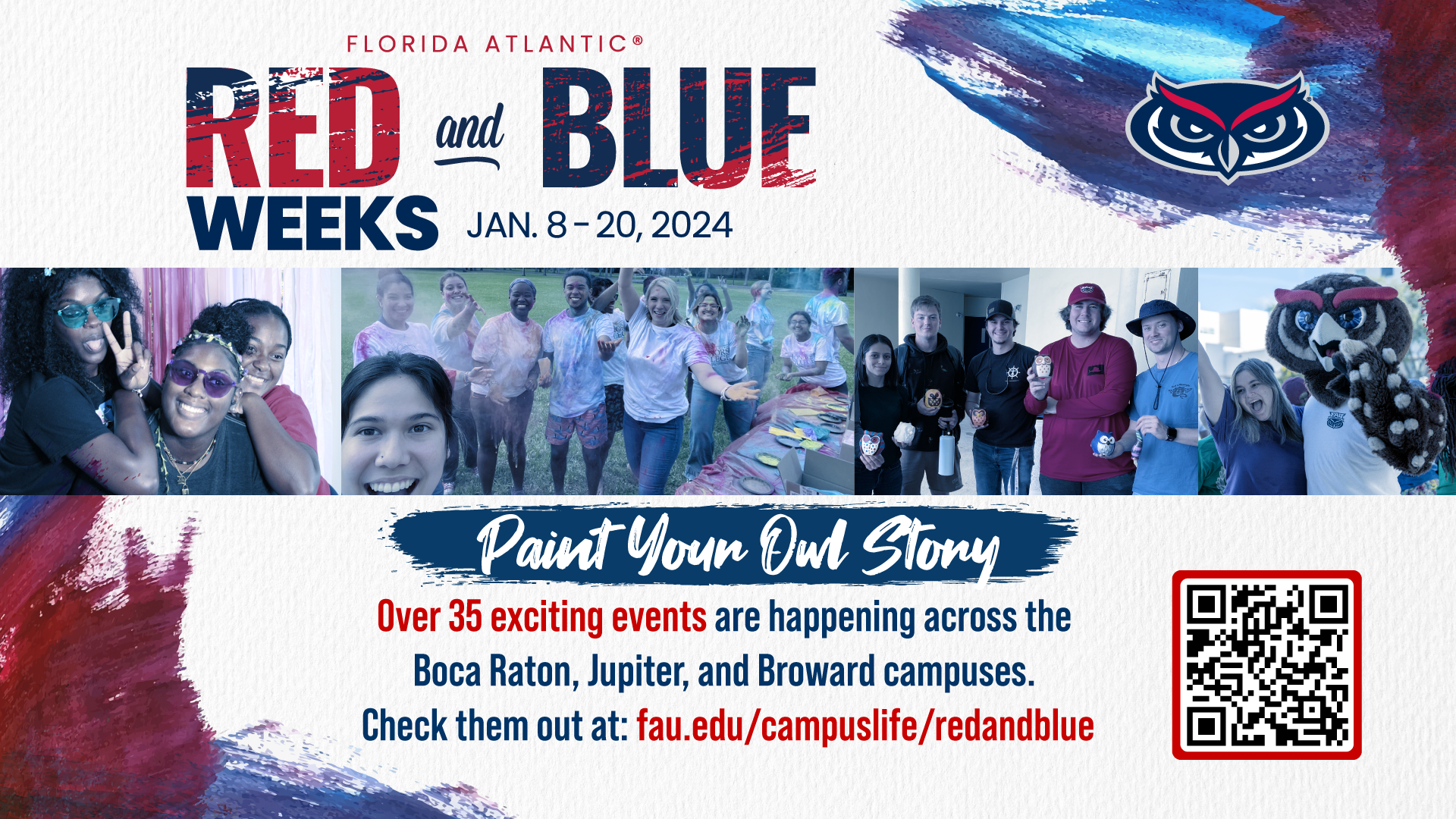 Red and Blue Weeks at Florida Atlantic