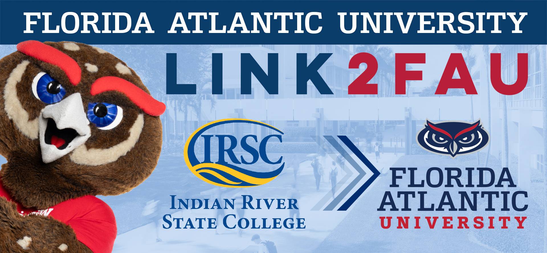 Link 2 FAU broward college banner