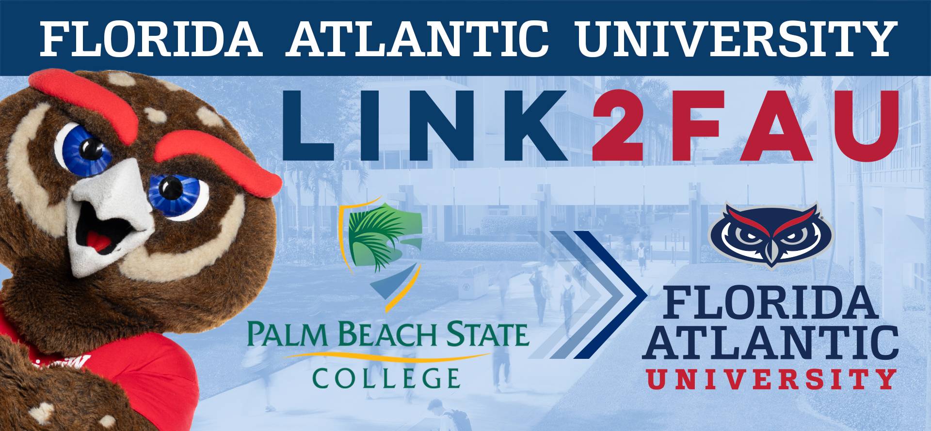 Link 2 FAU broward college banner