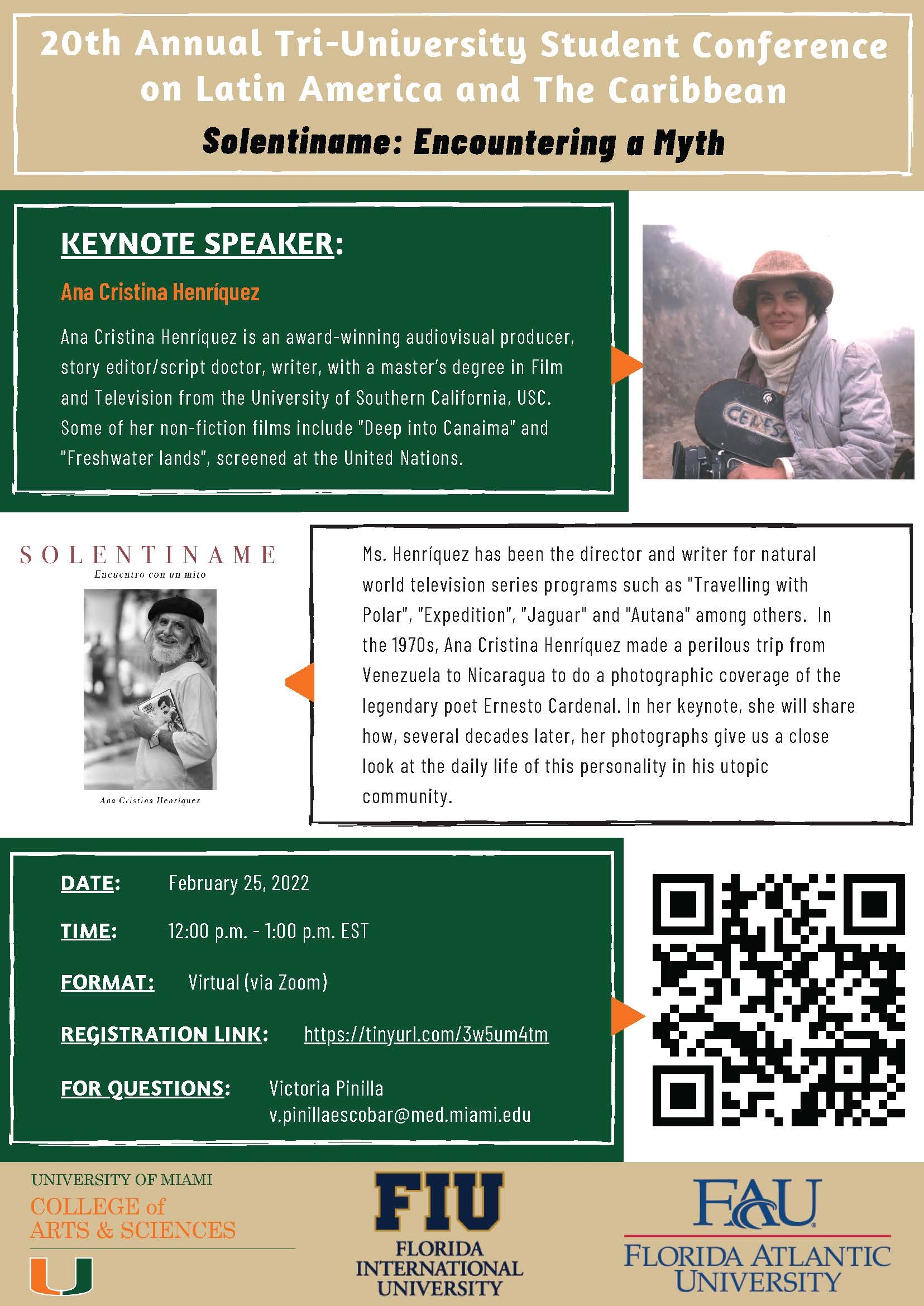 flyer for 2022 conference in latin american and caribbean studies