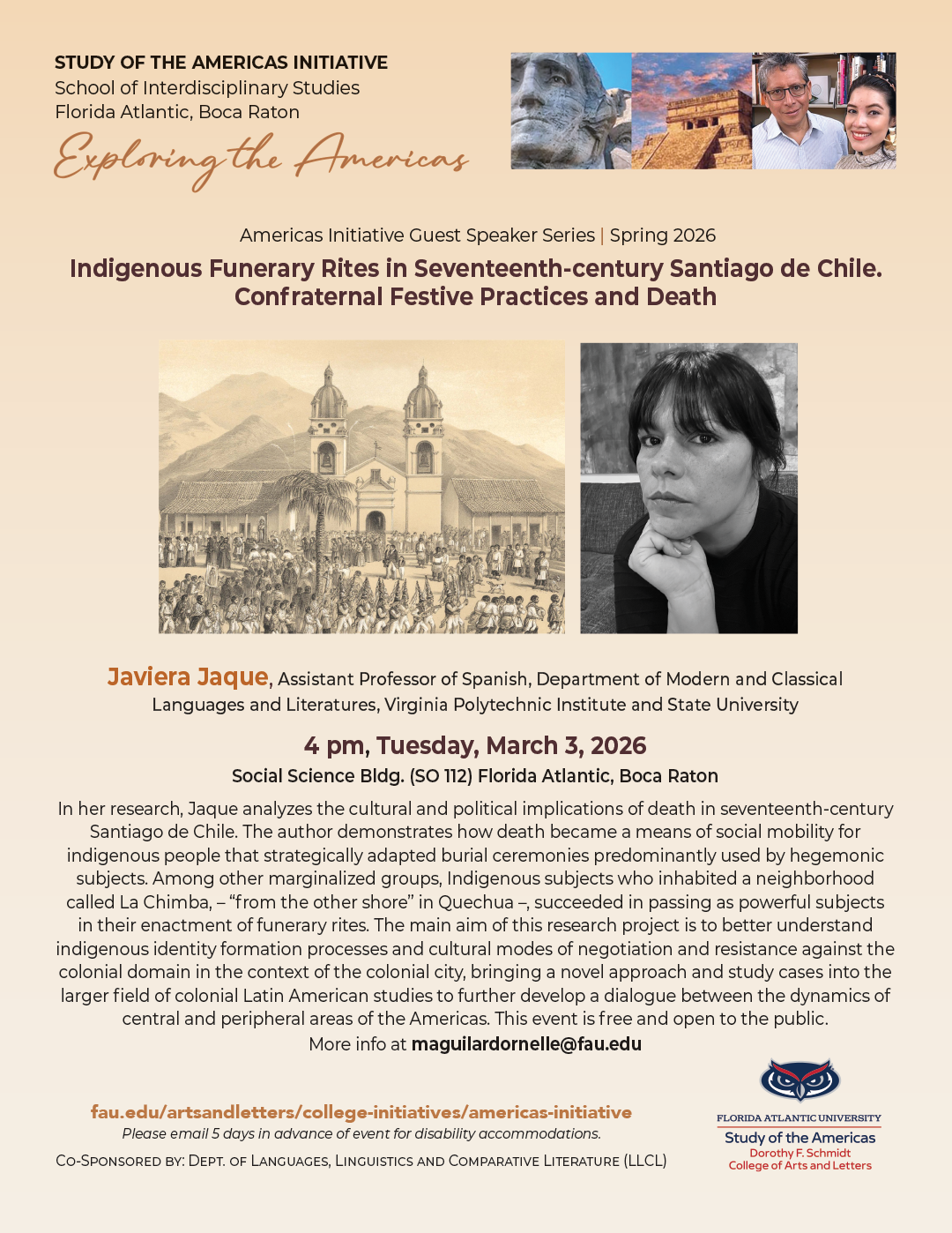 Javier Jaque 17th Century Funerary Rights Chile