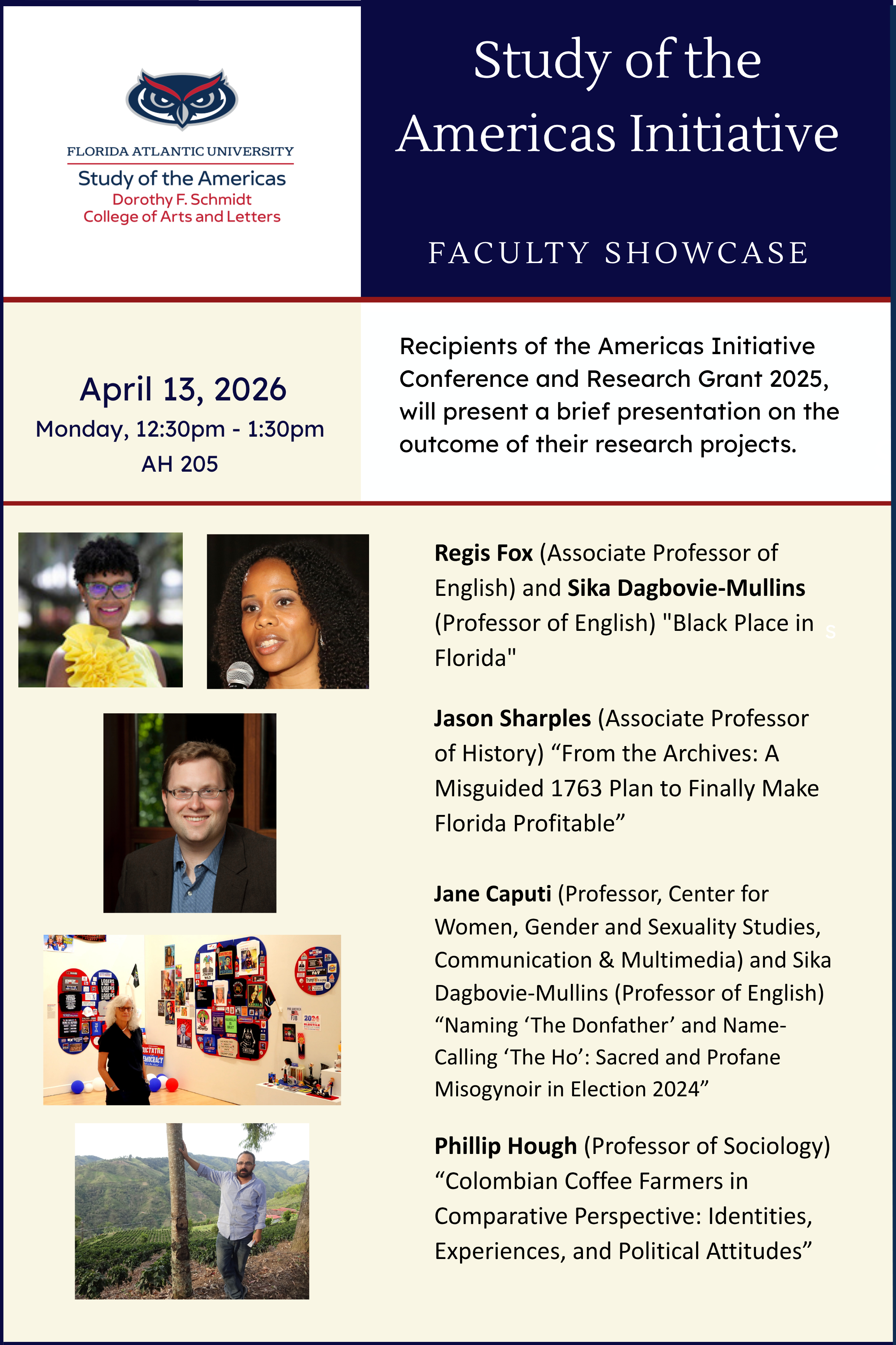 SAI Faculty Showcase April 13 12pm