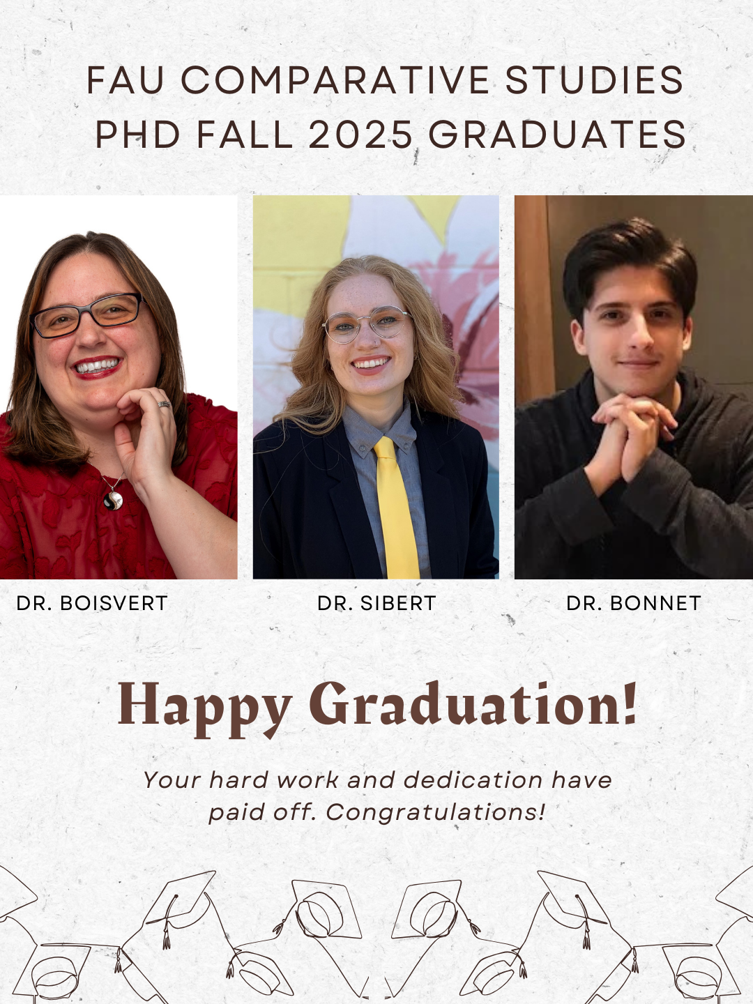 recent grad students fall 2025