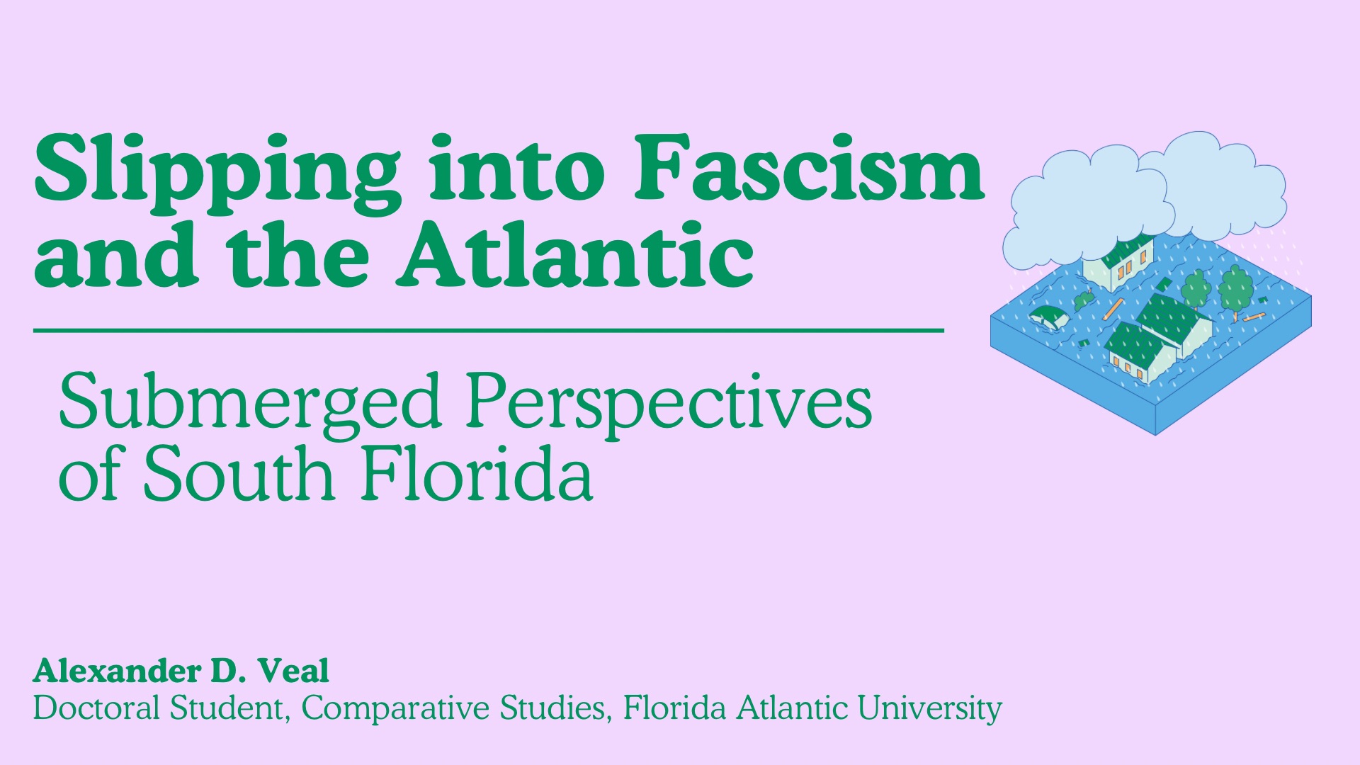 PhD Student Alexander Veal at the “Just Energy Transitions” Conference