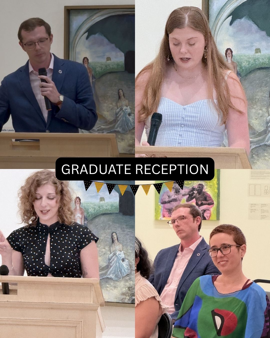 Recent PhD and MFA Graduate Reception