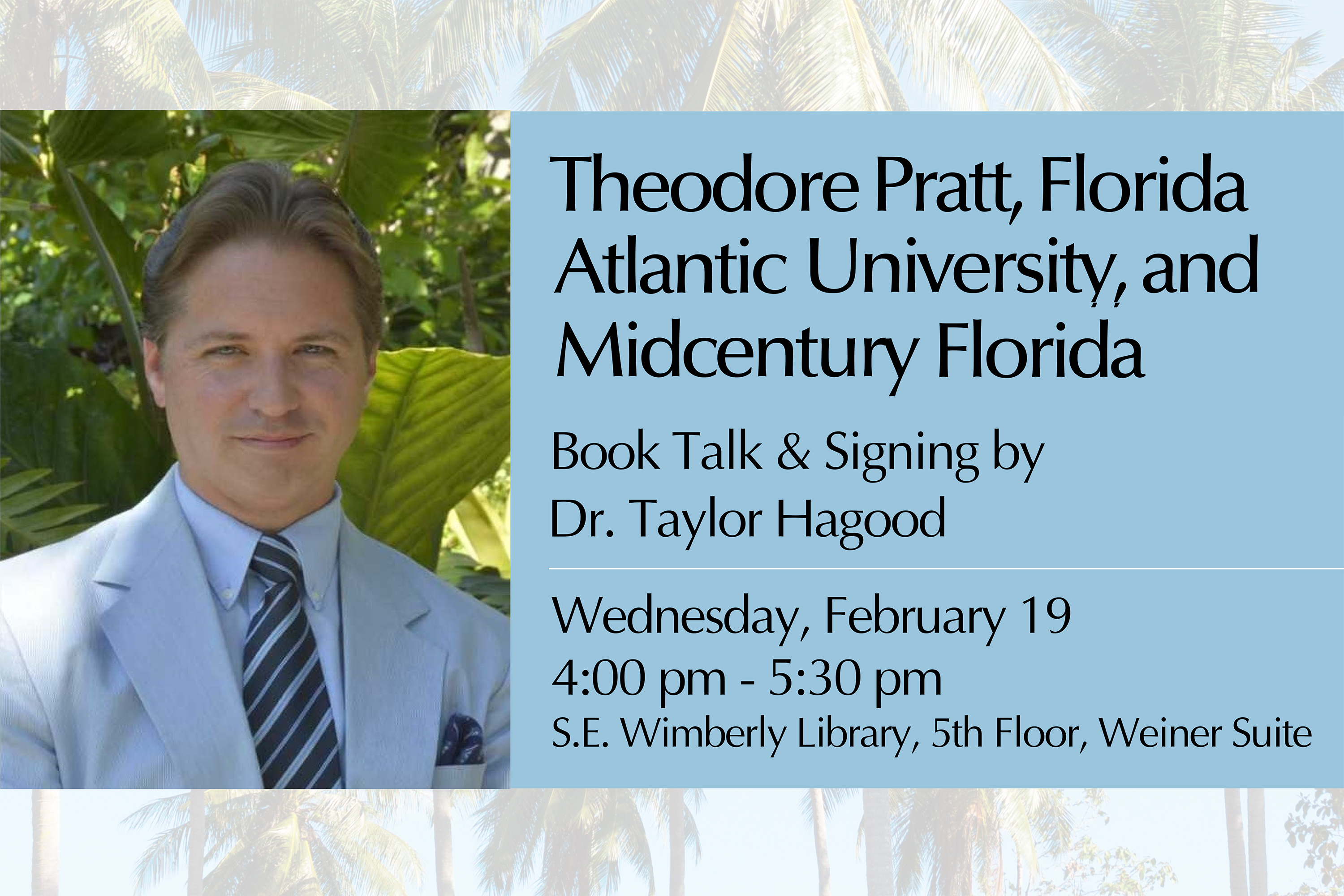 Hagood Book Talk Flyer