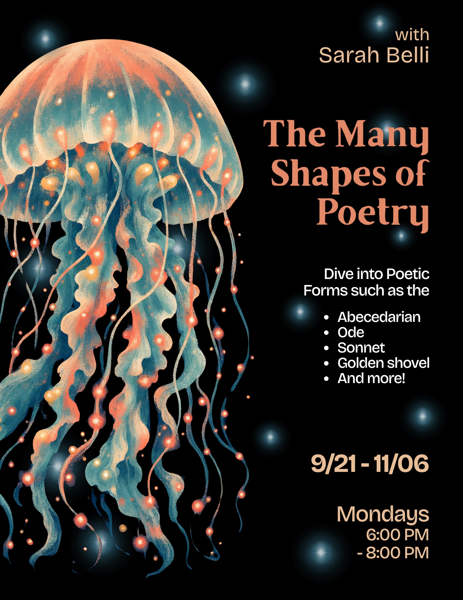 Fall 2026 CRW Workshop Flyer