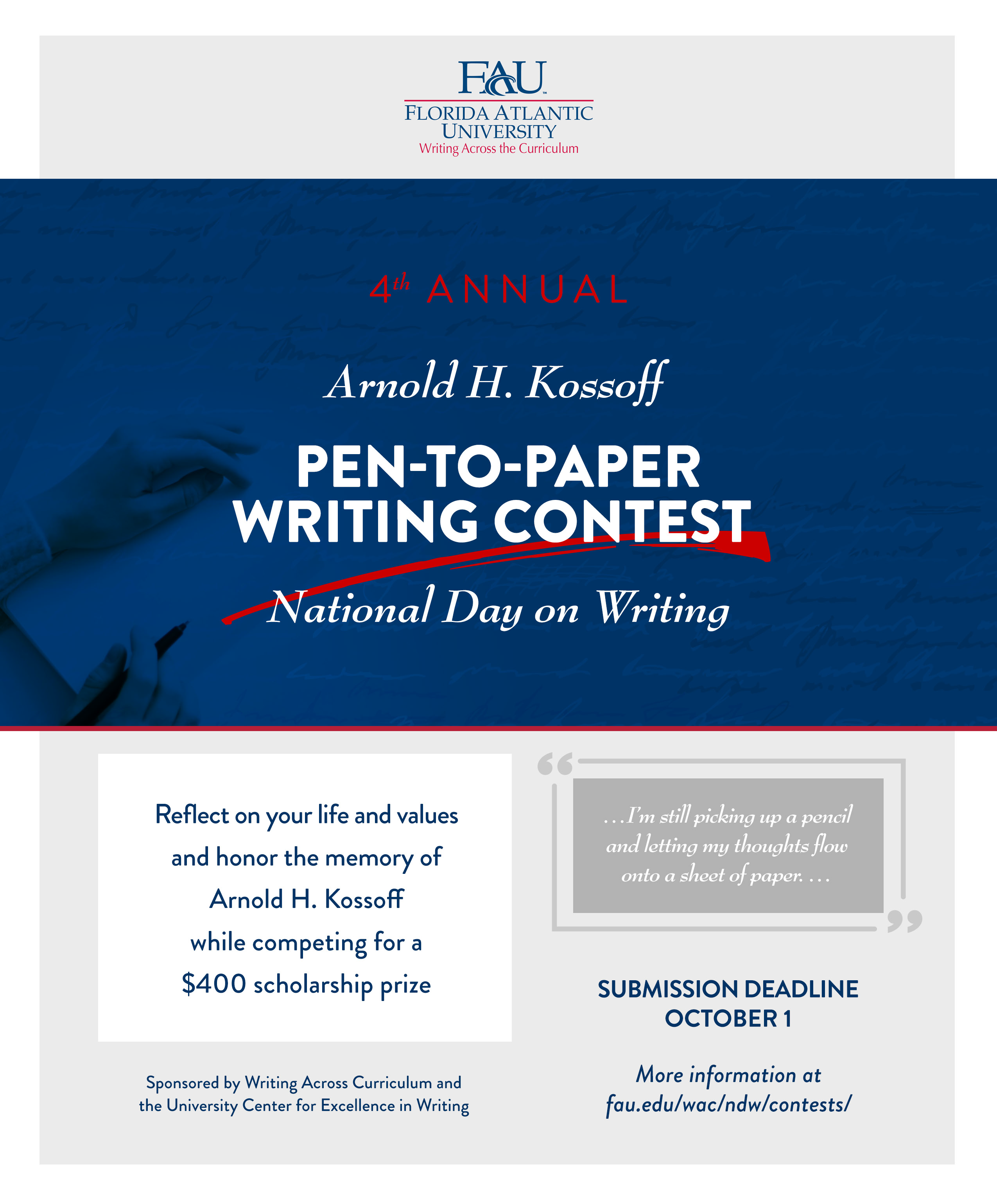 2021 Pen-to-Paper Writing Contest