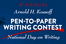 4th Annual Pen-to-Paper Writing Contest