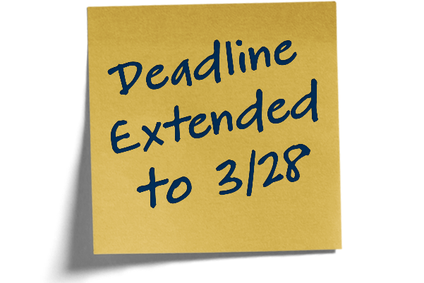 deadline extended