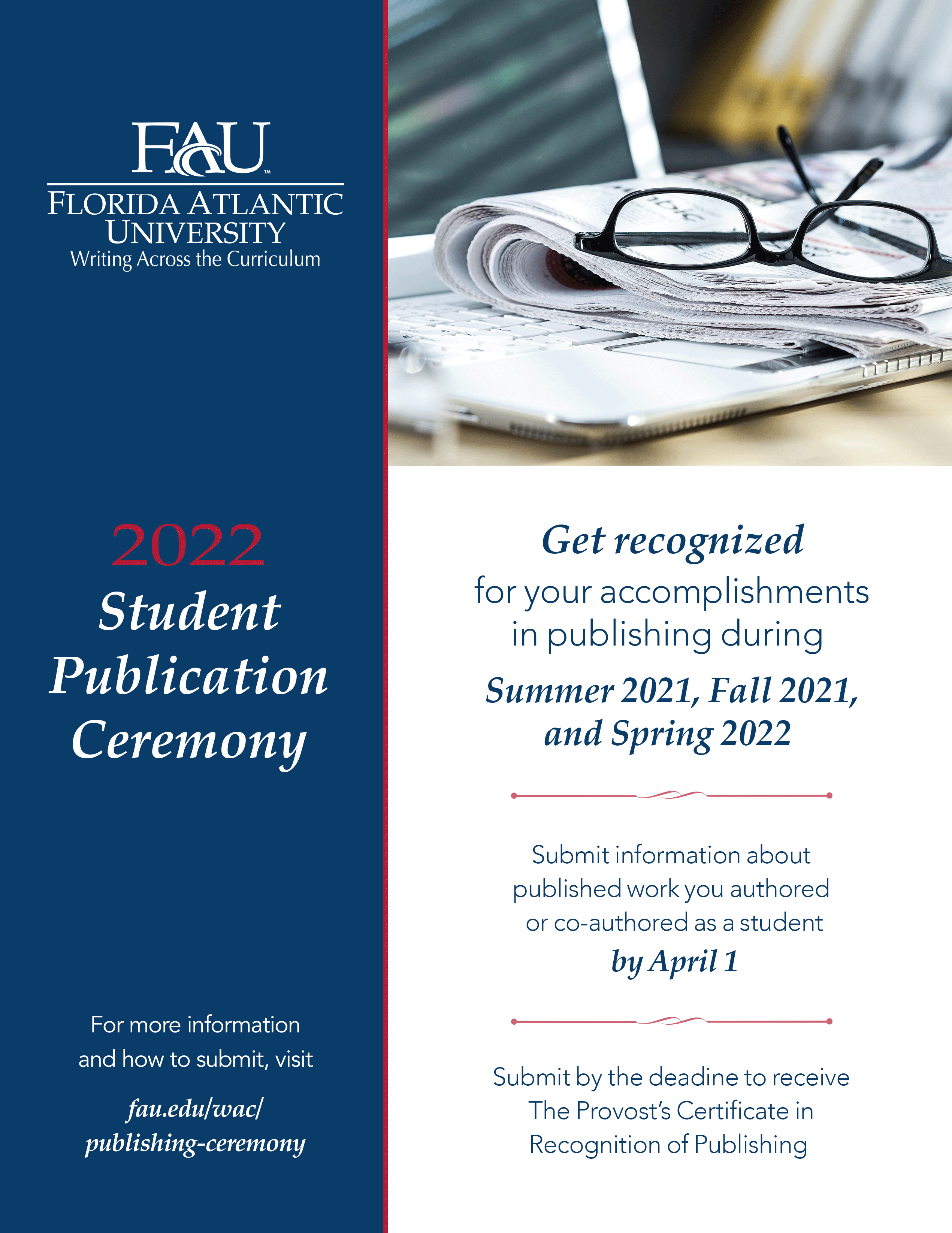 2022 Student Publication Ceremoney