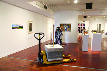 Opening reception of the Spring 2014 Juried Student Exhibition in the Ritter Art Gallery