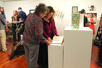 Opening reception of the Spring 2014 Juried Student Exhibition in the Ritter Art Gallery