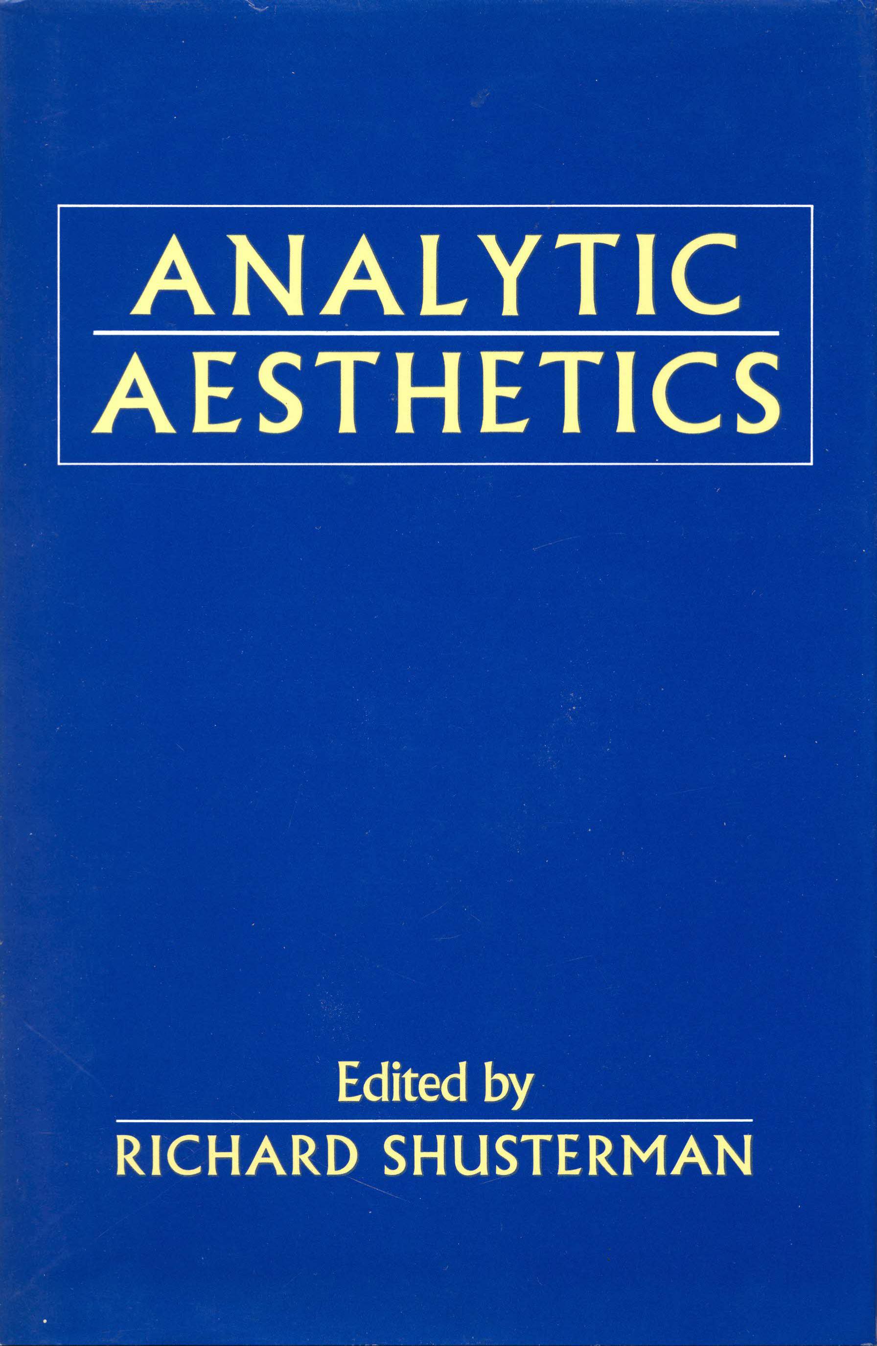 Analytic Aesthetics