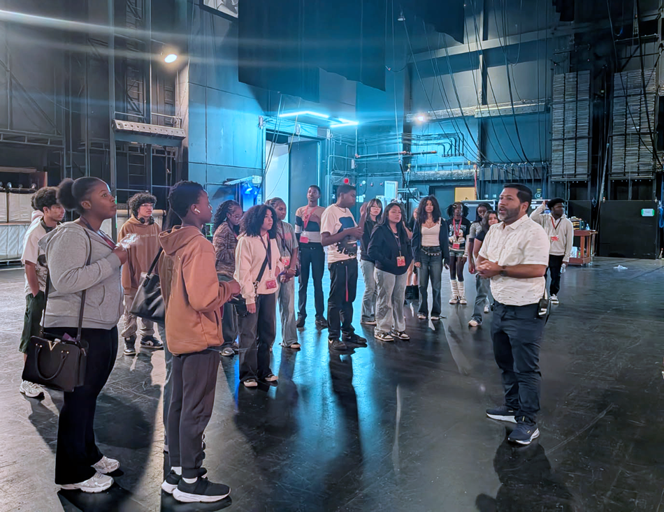 CREATE students on stage at the Broward Center for Performing Arts