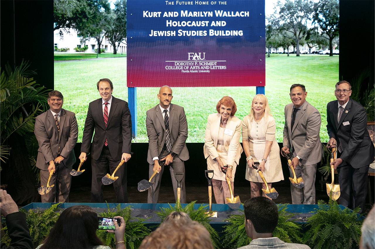 FAU Ceremoniously Breaks Ground on Future Kurt and Marilyn Wallach Holocaust and Jewish Studies Building