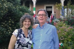 Ilaria Serra with Professor Mario Isnenghi, University of Venice, whose historiography is the topic of one of Serra’s book chapters. (Serra, Ilaria. “La gioventù di Mario Isnenghi tra libri e campielli.” La gioventu’ degli storici e delle storiche, edited by Marco Severini and Lidia Pupilli. Venice: Marsilio.)