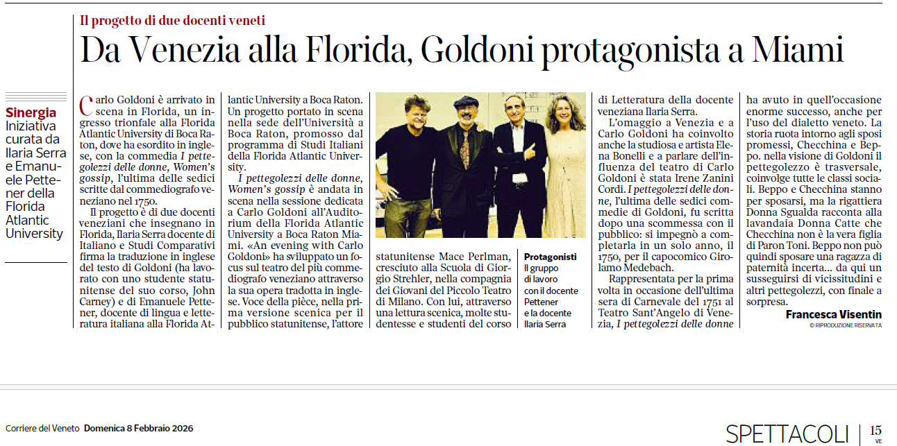 goldoni corriere
