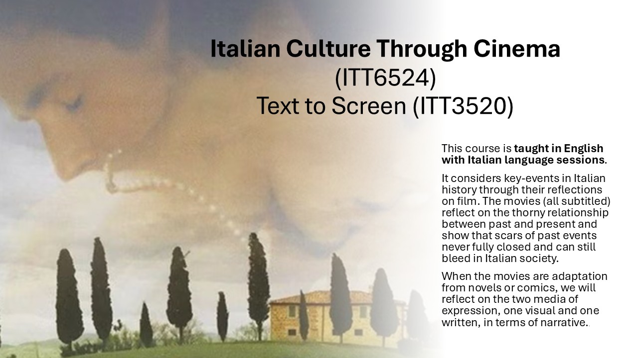 Italian Cult Film Course F26