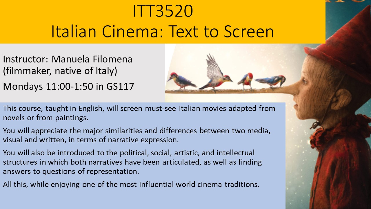 text to screen course