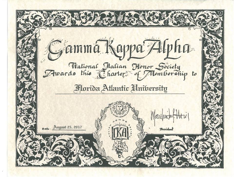 GKA Certificate