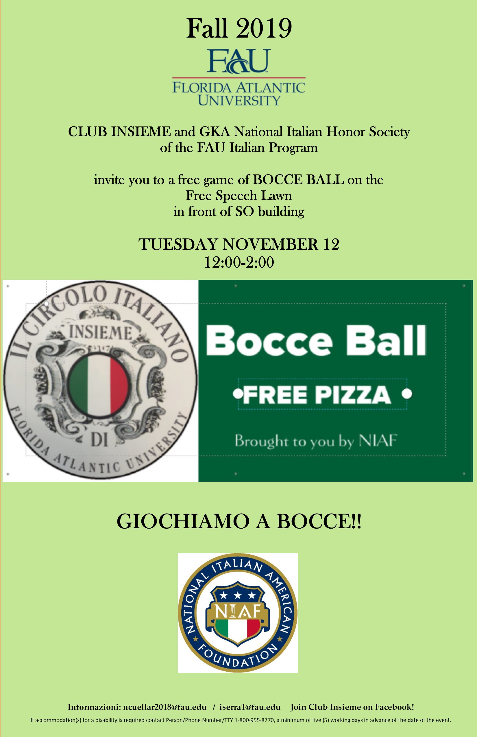 bocce flier