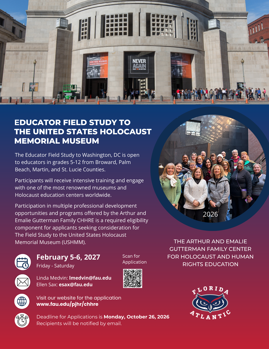 Educator Field Study Flyer