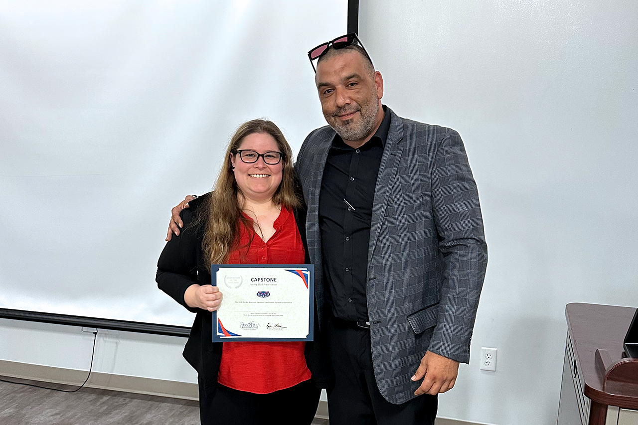 School of Criminology & Criminal Justice Bazemore Capstone Award (Spring 2026)