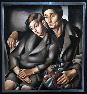 "The Refugees" (1937) at the Exhibition “Łempicka”