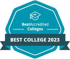 Best Accredited Colleges Ranking Badge