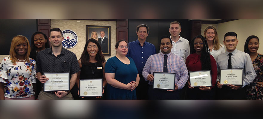 Public Administration Honor Society Inductees