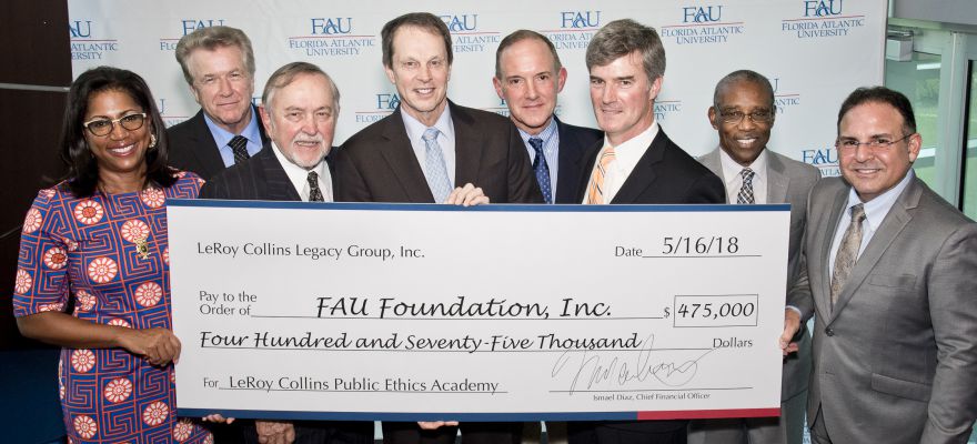 FAU Receives Endowment to Name LeRoy Collins Public Ethics Academy