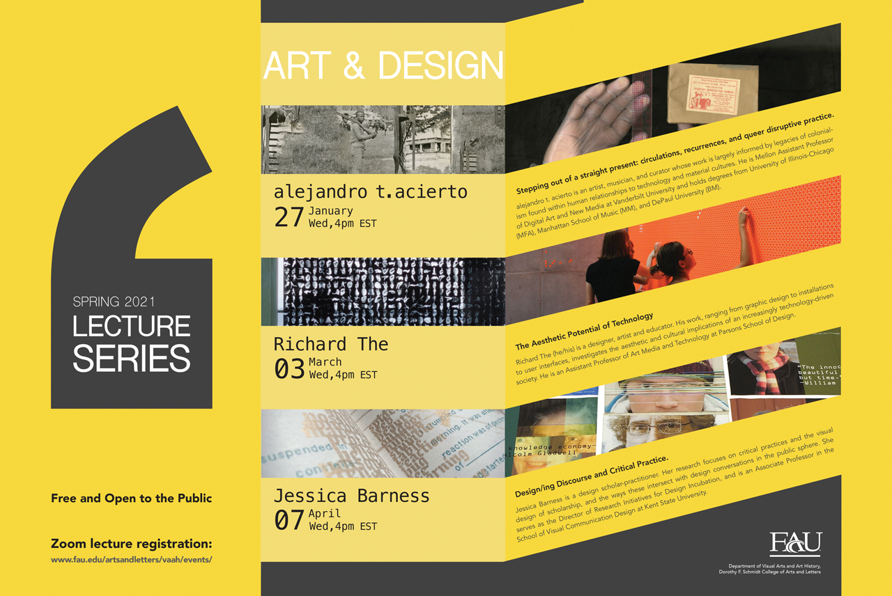 Visual Arts and Art HistorySpring 2021 Lecture Series