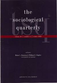 sociological quarterly cover