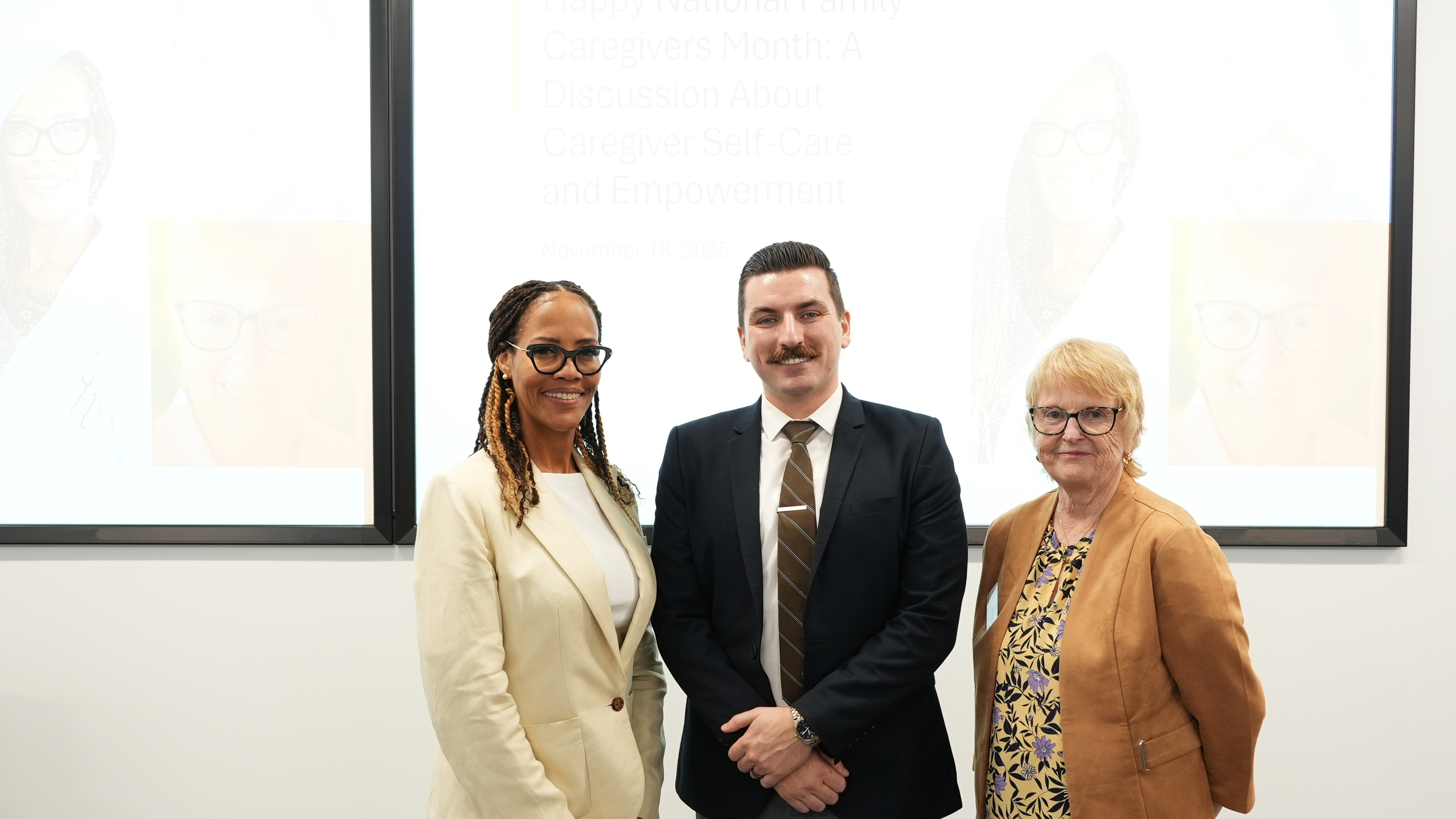Dr.McConnell Posing with Dr.Blair and Dr. Lamdas